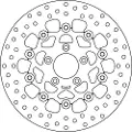 Brembo Oro 78b40891 Flydende Bremseskive