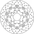 Brembo Bremseskiver Flydende Med Tgk