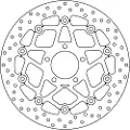 Brembo Bremseskiver Flydende Med Tgk