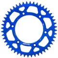 Supersprox Aluminium 50d Ral990x50blu Bagtandhjul