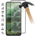 Mtp Products Motorola Moto G35 Skærmbeskyttelse Hærdet Glas - 9H - Full Fit - Sort Kant