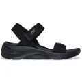 SKECHERS Skecherstil kvinder. 140874 Sandaler Go Walk Arch Fit 2.0 sort (41), 3-5 cm, Velcro, Casual