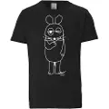 Logoshirt The Show With The Mouse Outline Easy Fit T-shirt Med Korte ærmer