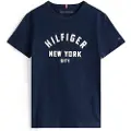 Tommy Hilfiger Kids Curved Graphic T-shirt Med Korte ærmer