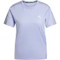 Adidas Own The Run 3 Stripes T-shirt Med Korte ærmer