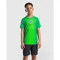 Nike Kortærmet England 2025/26 Stadium Goalkeeper Nike Dri-FIT Replica-fodboldspillertrøje til større børn - grøn