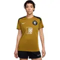 Nike Holland Strike Nike Dri-FIT-fodboldtrøje med korte ærmer til kvinder - brun
