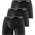 Hugo Boss BOSStil mænd. 50475282 Pakke med 3 boksershorts 50475282 sort (L), Afslappet, Bomuld