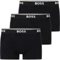 Hugo Boss BOSStil mænd. 50475274 Pakke med 3 moderne boxershorts, sort (XL), Afslappet, Bomuld