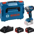 Bosch Gds 18v-350 + 2 Bat 4.0ah + L-boxx Slagskruetrækker