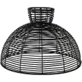 Star Trading - Lampeskærm Runde 32 cm - Sort - Loftlamper udendørs - - Homeroom