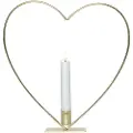 Star Trading - Indendørsdekoration Flamme Heart - Messing - Dekorativ julebelysning - - Homeroom