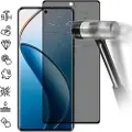 Mtp Products Realme 12 Pro/12 Pro+ Privacy Full Cover Skærmbeskyttelse Hærdet Glas - Sort Kant