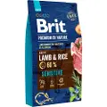 Brit Premium Premium Naturligt Hundefoder Med Lam Og Ris Til Voksne Hunde Med Følsom Mave 8 Kg
