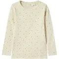 Lil´ Atelier Printet Top Med Lange Ærmer