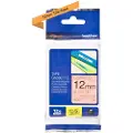 Brother Tape 12mm Tze-b31 Sort/neon Orange