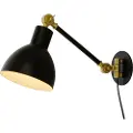 Aneta Lighting - Væglampe DUBLIN - Sort - Væglamper - - Homeroom