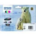 Epson Blækpatron MultiPack Bk,C,M,Y XL, Innehåll 1x500 T2636 Modsvarer: N/A