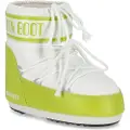 Moon Boot Moon Boottil kvinder. 80D1409340 Icon lave nylonstøvler lime (36/38), Fast, Ingen, Casual, Grøn, Gul, Sne