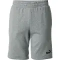 Puma Essentials No. 1 Logo 10"Shorts Men, Clothing, Medium Gray Heather, XS