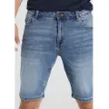LOIS Jeans Lois Jeanstil mænd. 111923639 Blå Slim fit denim bermudashorts (31), Casual, Bomuld
