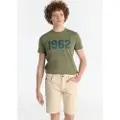 LOIS Jeans Lois Jeanstil mænd. 111922342 Beige slim fit shorts (30), Casual, Bomuld
