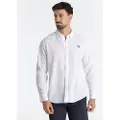 Victorio & Lucchino Victorio & Lucchino, V&Ltil mænd. 640327202 Hvid, blå stribet skjorte med print (3XL), Casual, Bomuld, Lange ærmer