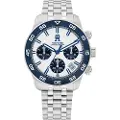 Tommy Hilfiger Tommy Hilfigertil mænd. 1792157 TH85 Chrono sølvbelagt ur (OSFA), Sølvfarvet, Casual, BH, Rustfrit stål