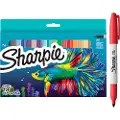 Sharpie permanent markersæt | Farvesortiment i Limited Edition | Fin spids | 18 stk markerpenne | Skolestartssæt