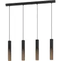 Eglo - Pendel Barbotto 4-Light - Sort - Loftpendler - - Homeroom