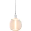 Airam Unna LED-pendelarmatur Klar E27 Hvid ledning 9610649 Modsvarer: N/A