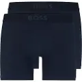 Hugo Boss BOSStil mænd. 50475677 Pakke 2 Boxershorts UltraSoft navy (S), Afslappet, Modal, Blå