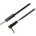Deltaco Audio 3.5mm Male - 3.5mm Male Angled 1m. 3.5mm 3.5mm