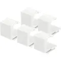 Deltaco Keystone Blind Plug White 5-pack