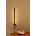 Pastill - Yara LED væglampe 50 cm - Sort - Væglamper - - Homeroom