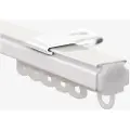 Hasta - Gardinskinne U-skinne 150 cm - Sølvfarvet - Gardintilbehør - - Homeroom
