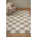 &Home - Ryatæppe Lugo Check - Beige - Luv- & ryatæpper - - Homeroom