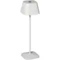 Gnosjö Konstsmide - Bordlampe Capri USB højde 36 cm - Hvid - Genopladelige lamper - - Homeroom
