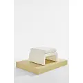 Pastill - Mika puf bouclé - Hvid - Fodskamler & puffer - - Homeroom