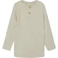 Name it Ribstrikket Knappet Top Med Lange Ærmer