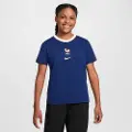 Nike FFF Nike Football-T-shirt til større børn - blå