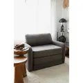 Atelier Del Sofa - 1-sædet sovesofa Nest - Grå - Sovesofaer - - Homeroom