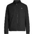 Gant Ganttil mænd. 7006340 Sort quiltet windbreaker (XXL), Casual, Lange ærmer, Genanvendt polister, Bæredygtig
