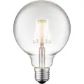 Aneta Lighting - Lyskilde Globe Ø95 E27 LED - Transparent - Lyskilder & pærer - - Homeroom