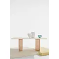 Pastill - Bonjour spisebord 90x200 cm - Beige - Spiseborde - - Homeroom