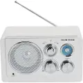Denver FM/AM-radio TR-63W med AUX-indgang og klassisk design