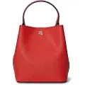 Ralph Lauren Lauren Ralph Laurentil kvinder. 431969365006 Reese lille crossbody-taske i læder, rød (OSFA), Casual