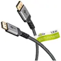 Pro DisplayPort Plus 2.0/2.1 - Skærmkabel - 1m - Grå