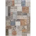 KMCarpets - Glatvævet Patchwork - Flerfarvet - Fladvævede tæpper - - Homeroom
