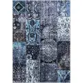 KMCarpets - Chenille-tæppe Shiraz - Blå - Bomulds- & kludetæpper - - Homeroom